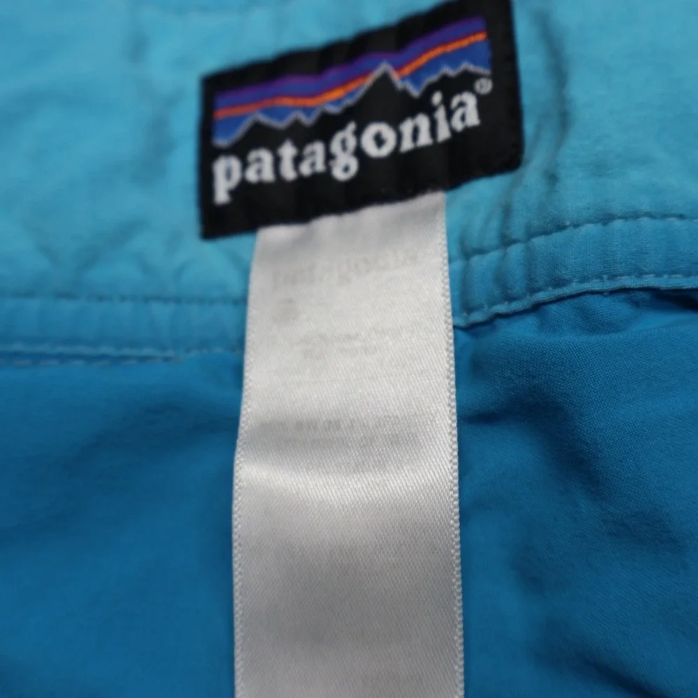 Patagonia Board Shorts Mens 33 Blue Wavefarer Lightweight Swim Surf Trunks Beach